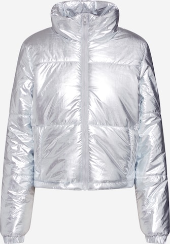 Urban Classics Between-Season Jacket in Silver: front