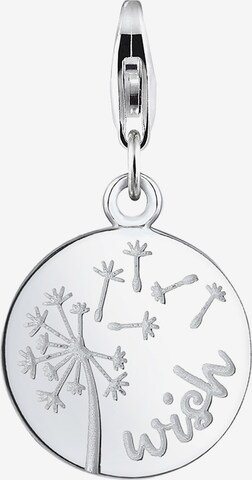 Pendentif 'Blume Wordings' Nenalina en argent : devant