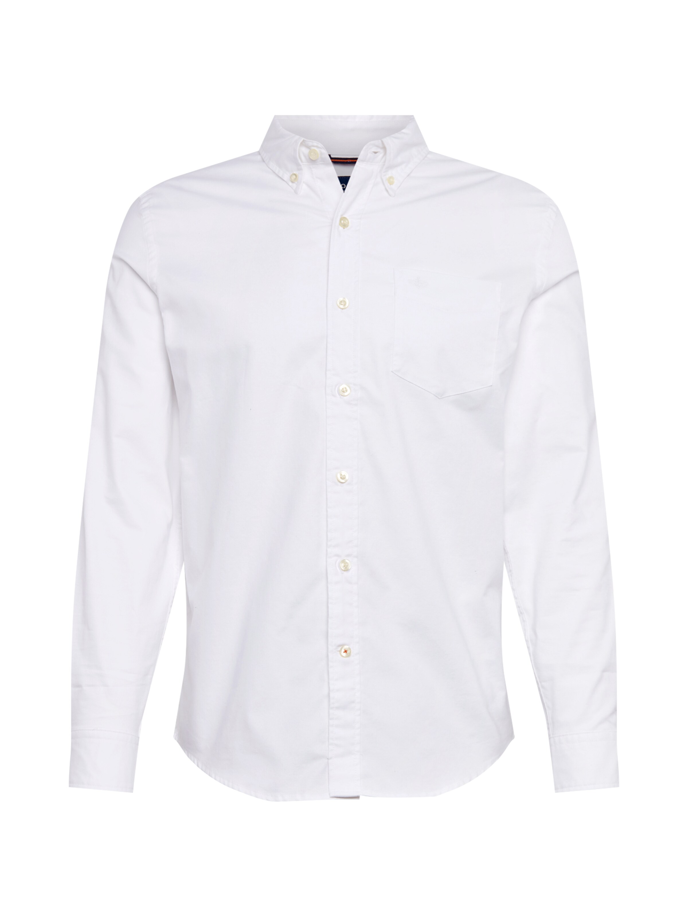 Dockers - Overhemd 'STRETCH OXFORD SHIRT' in de kleur Wit