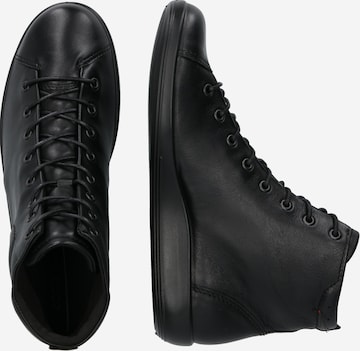 Bottines à lacets 'Soft 2.0' ECCO en noir