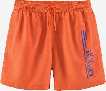 Shorts de bain s.Oliver en orange : devant