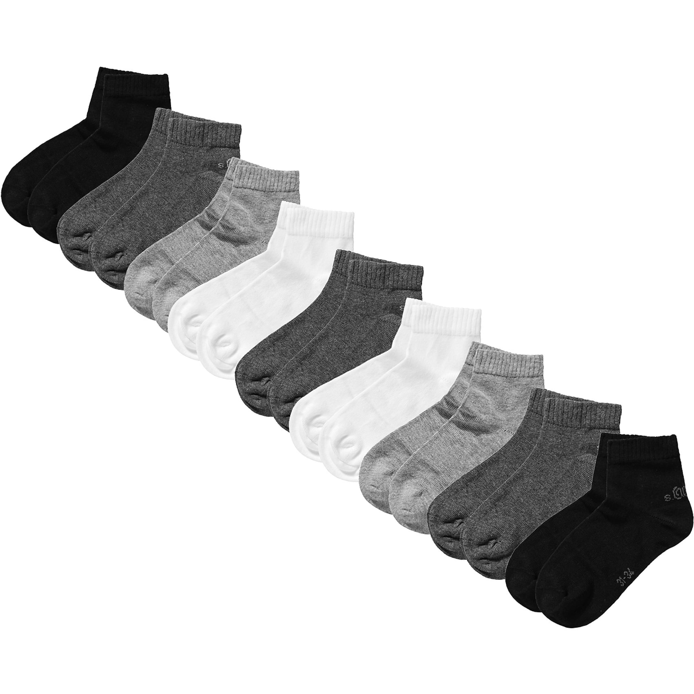 s.Oliver Socks in Grey: front