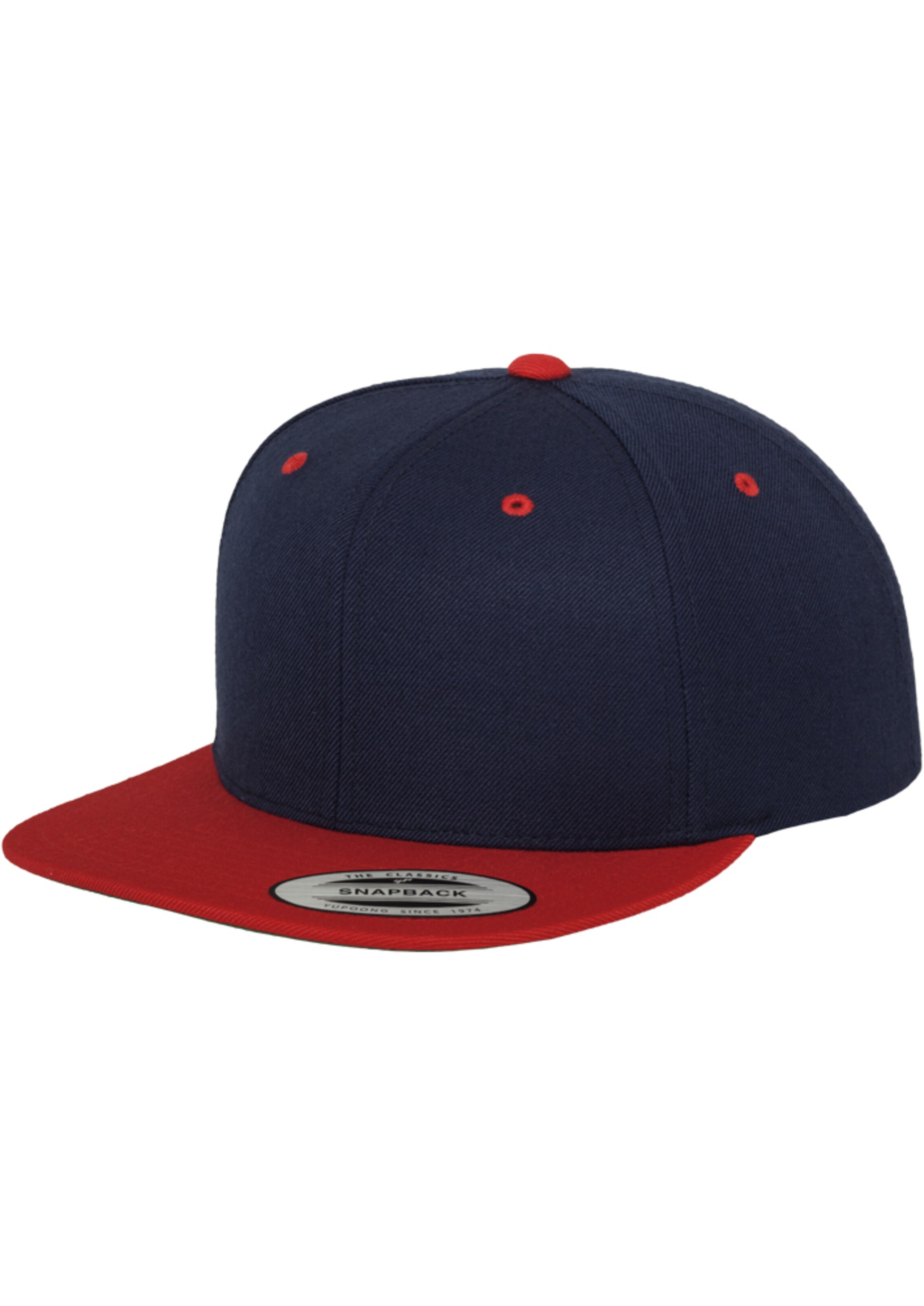 Flexfit Cap in Blau: Vorderseite