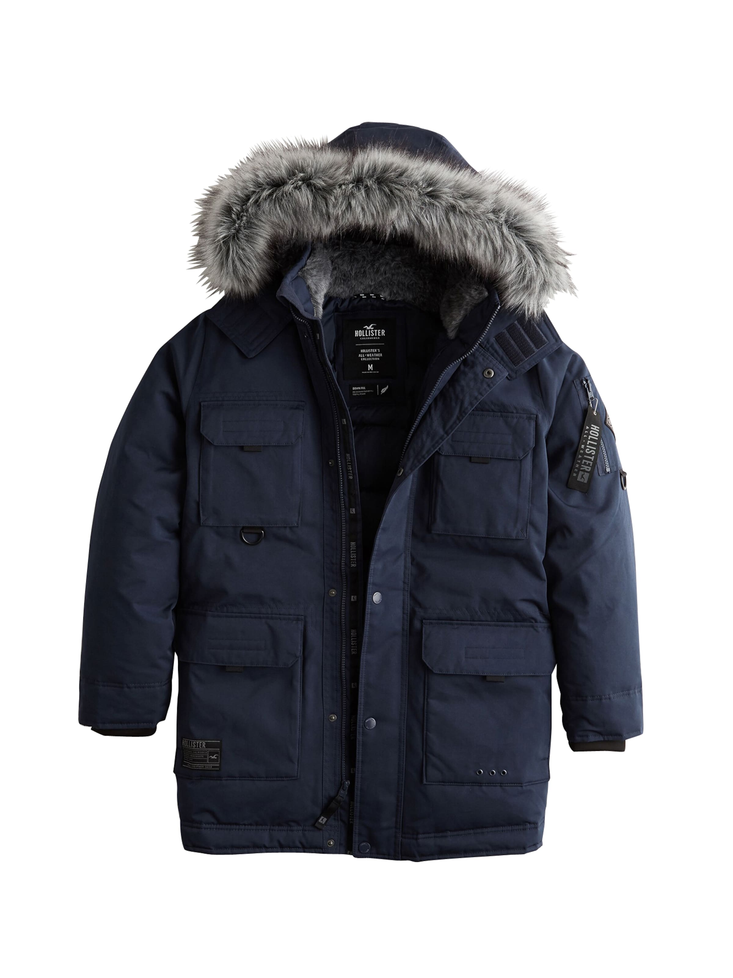hollister down parka