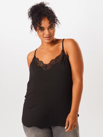 Top 'Ana' di Vero Moda Curve in nero: frontale