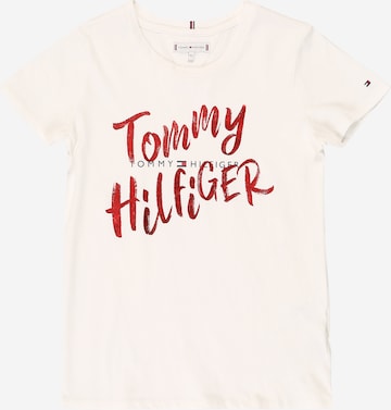 TOMMY HILFIGER Tričko – bílá: přední strana