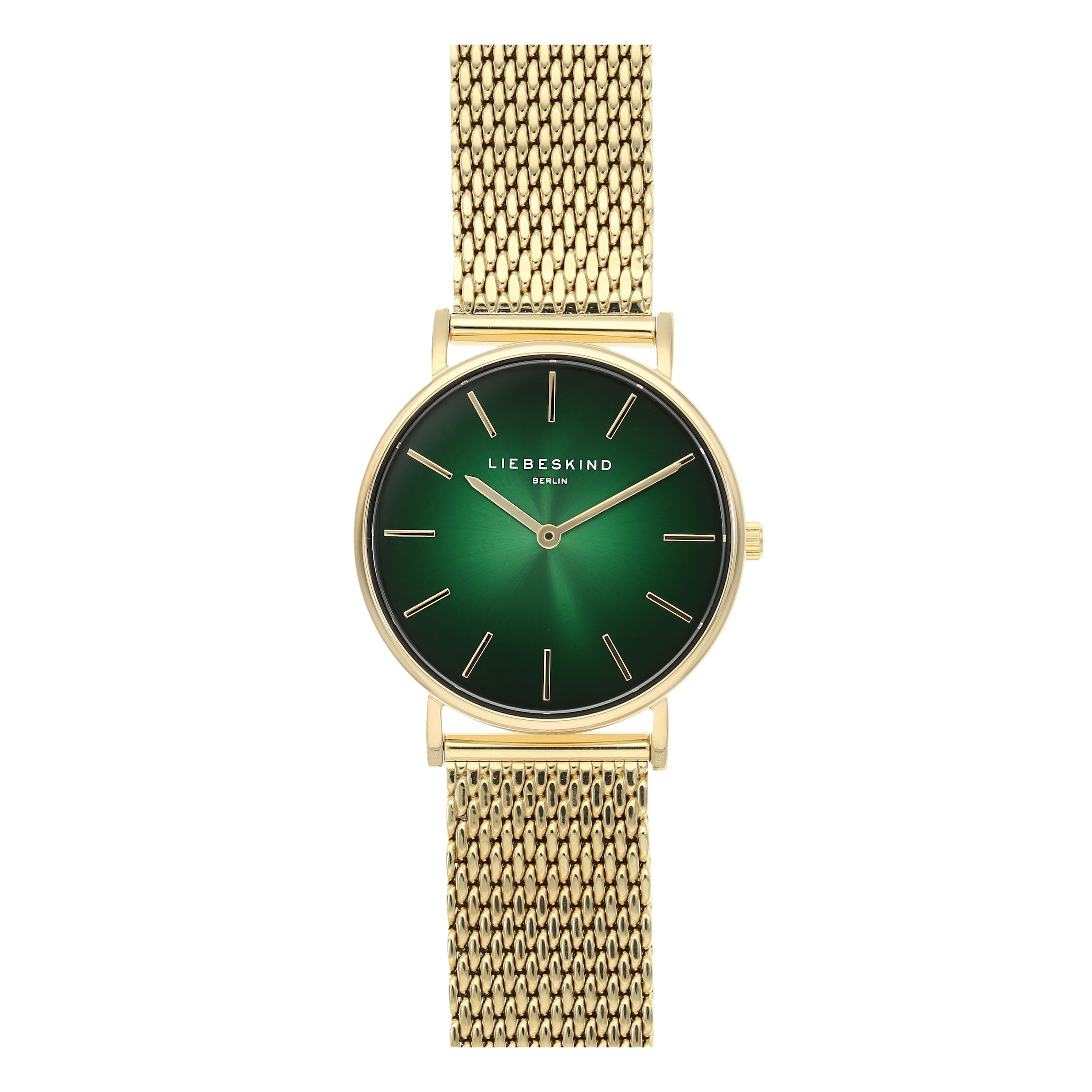 Montre à affichage analogique Liebeskind Berlin en or : devant