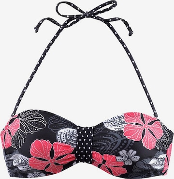 Fascia Top per bikini 'City' di BUFFALO in nero: frontale