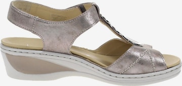 ARA Strap Sandals in Silver