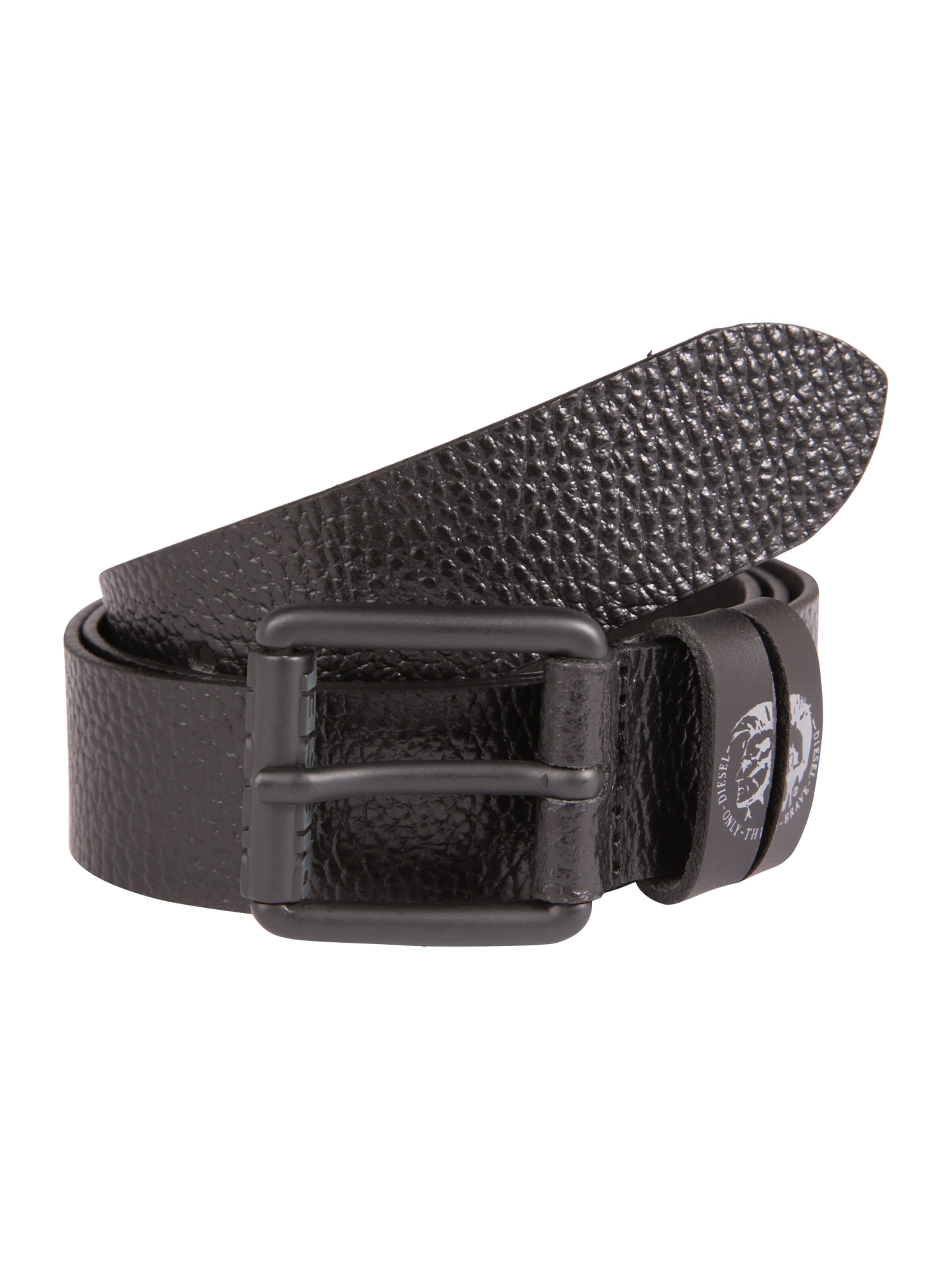 DIESEL - Riem 'B-LAMON II - belt' in de kleur Zwart