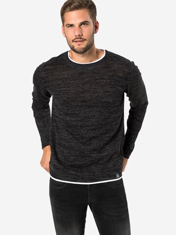 Key Largo - Pullover 'MST ALABAMA' em preto: frente