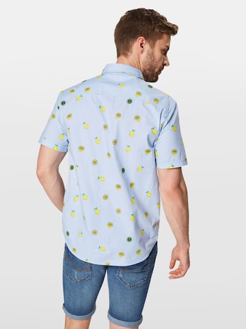 Regular fit Camicia di BRAVE SOUL in blu: dietro