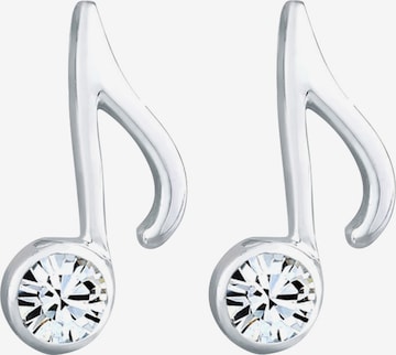 Boucles d'oreilles 'Note' ELLI en argent : devant