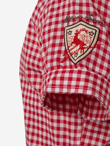 STOCKERPOINT Regular fit Klederdracht overhemd 'Connor' in Rood