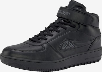 KAPPA High-Top Sneakers in Black: front