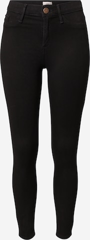 River Island Skinny Jeans 'Molly' in Black: front