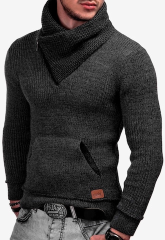 INDICODE JEANS Sweater 'Dane' in Black
