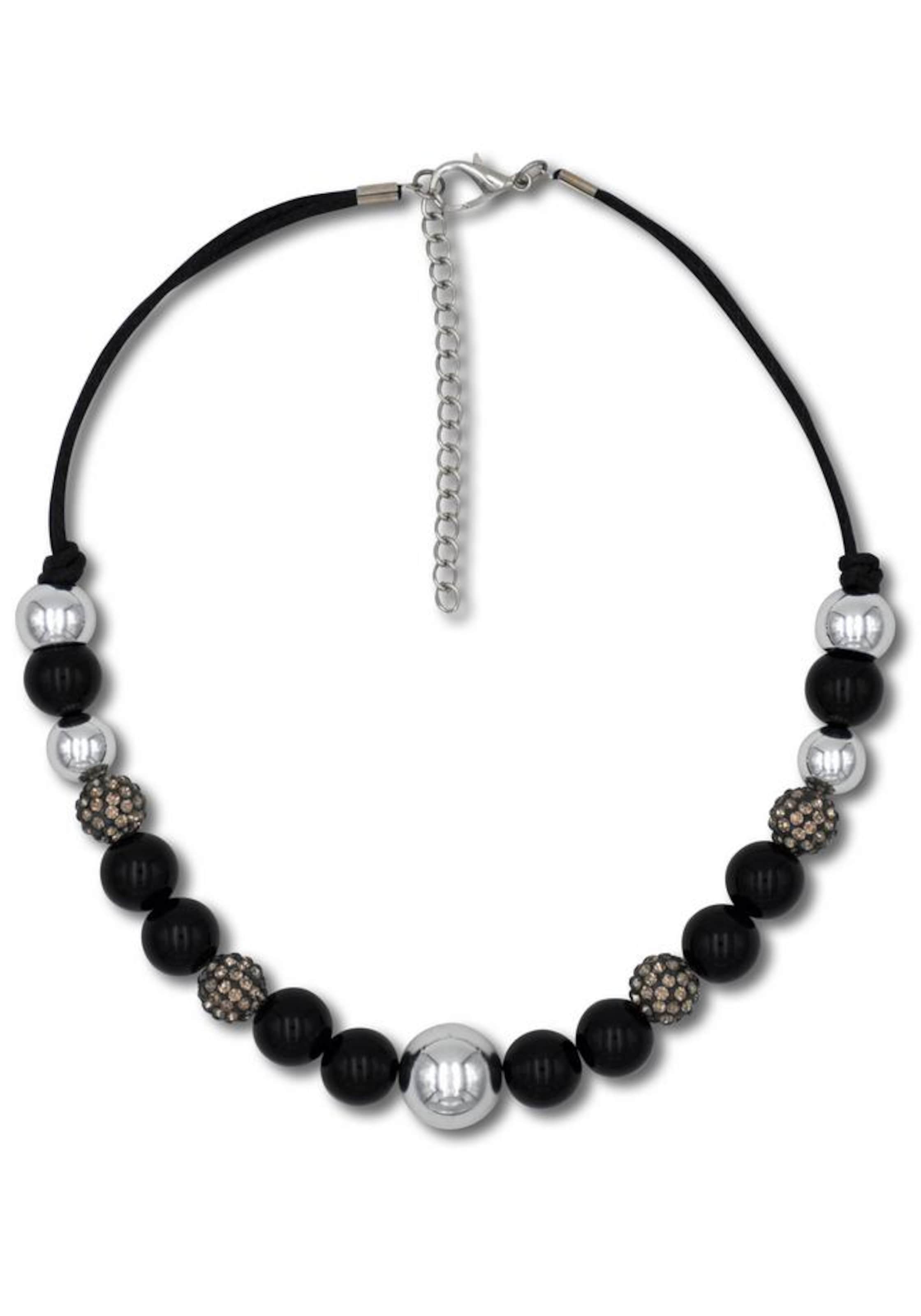 J. Jayz Necklace 'E2801a-2' in Black: front