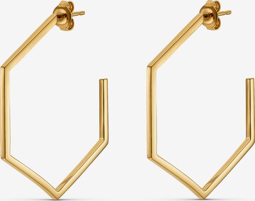 CHRIST Earrings in Gold: front