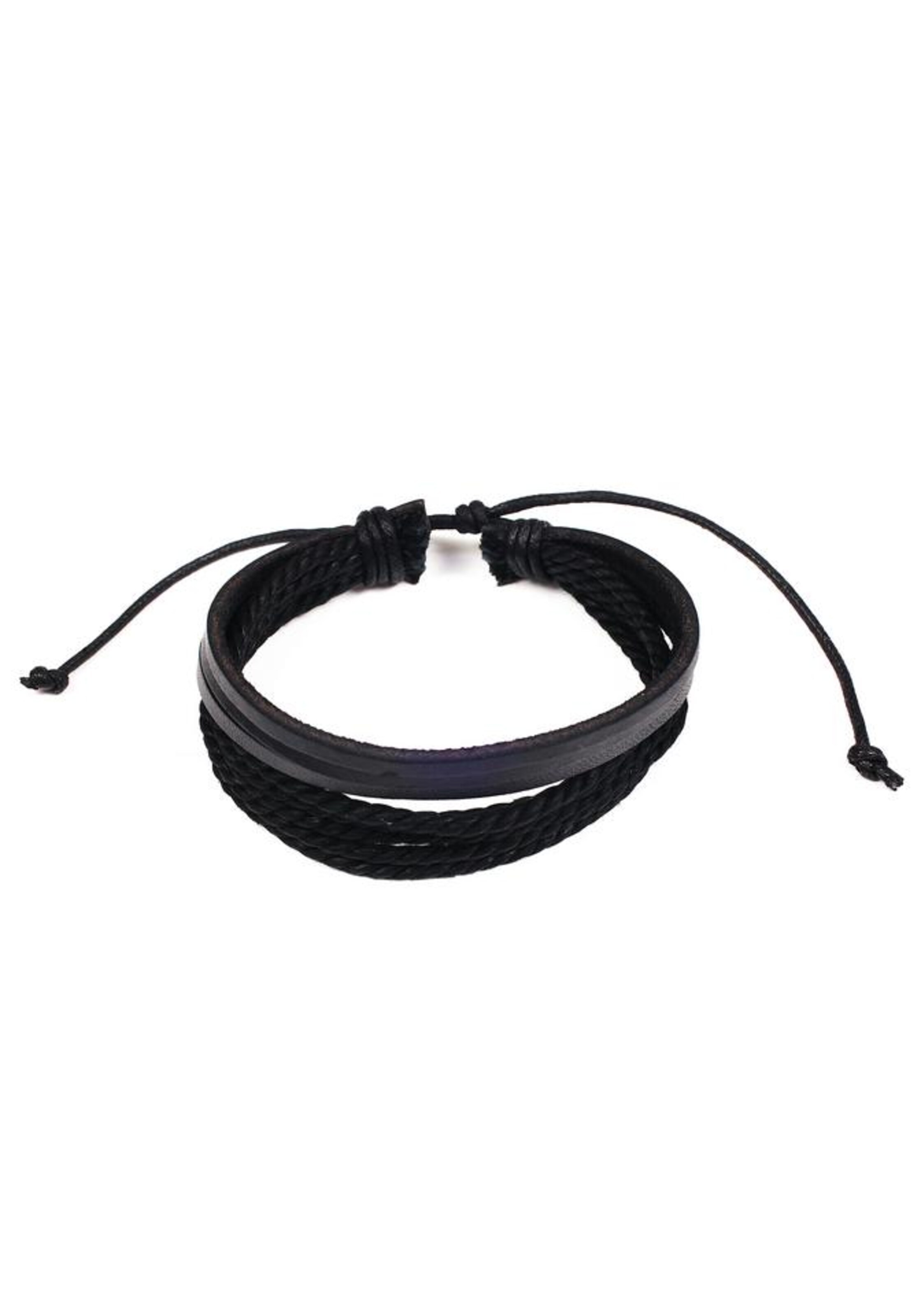 J. Jayz Bracelet in Black: front