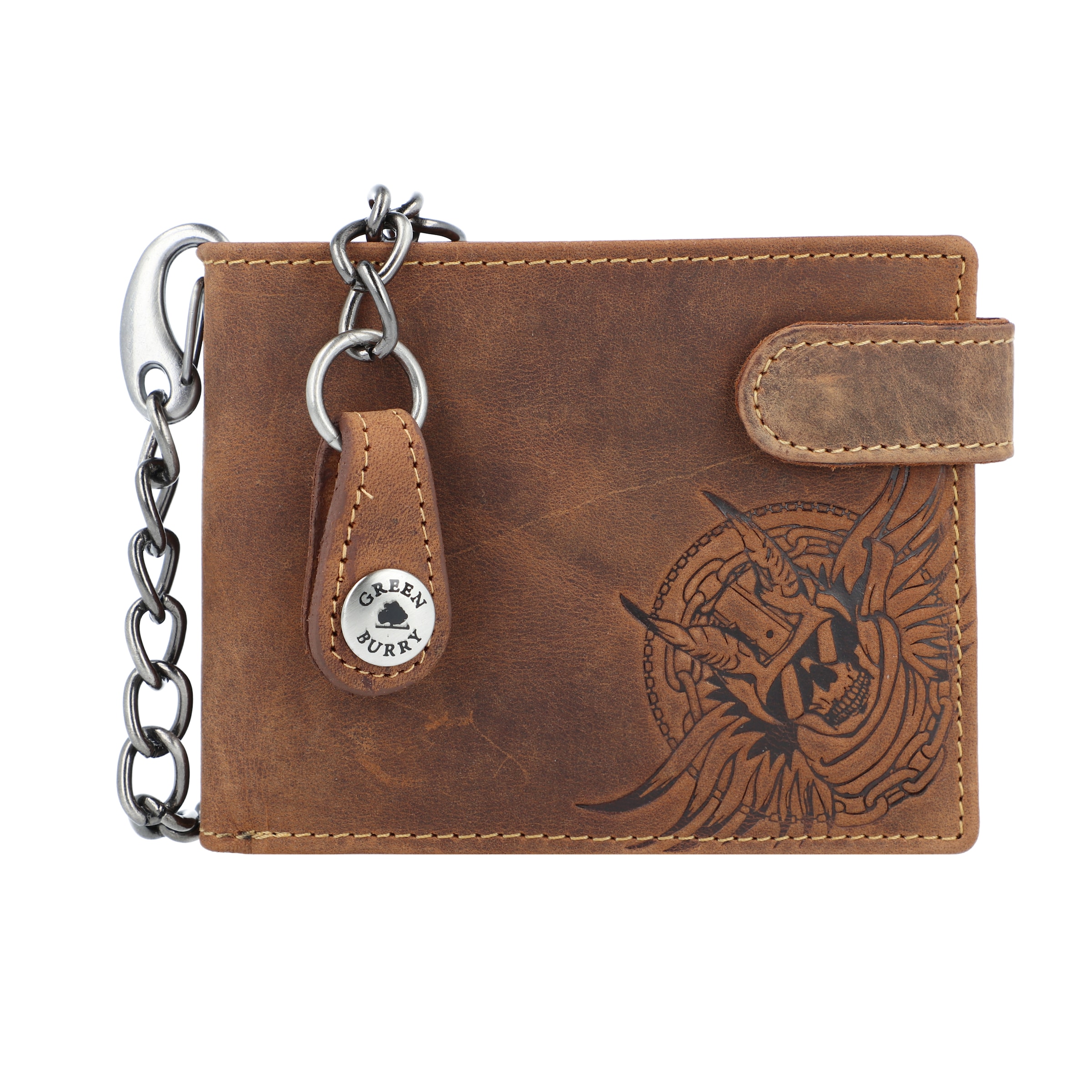 Portamonete di GREENBURRY in marrone: frontale