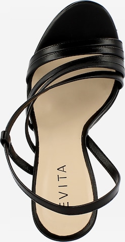 EVITA Strap Sandals 'Eva' in Black