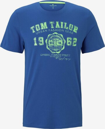 TOM TAILOR Shirt in Blauw: voorkant