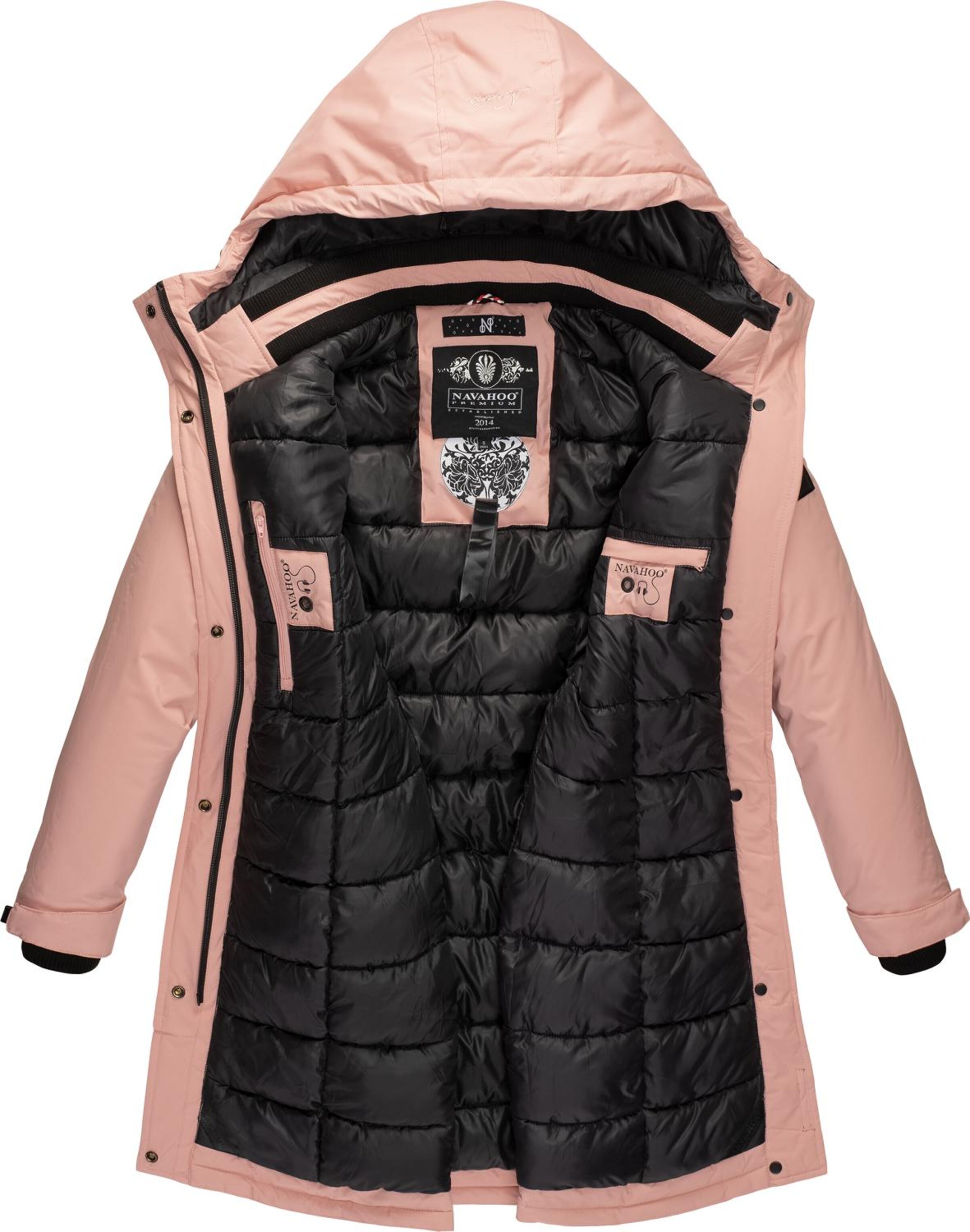 NAVAHOO Зимнее пальто в Ярко-розовый