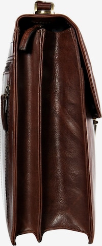 LEONHARD HEYDEN Document Bag 'Cambridge' in Brown