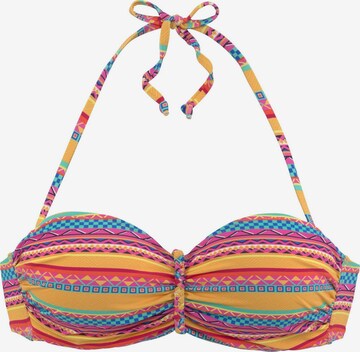 BUFFALO Bandeau Bikini top 'Lux' in Mixed colours: front