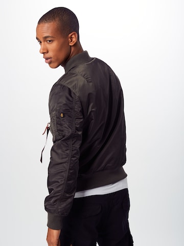 ALPHA INDUSTRIES Between-season jacket 'MA-1 VF 59' in Black: back
