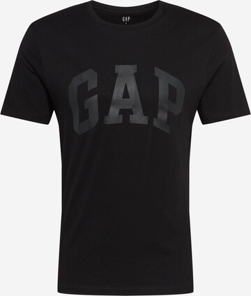 GAP - Camiseta en negro: frente