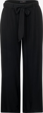 STREET ONE Wide leg Broek in Zwart: voorkant