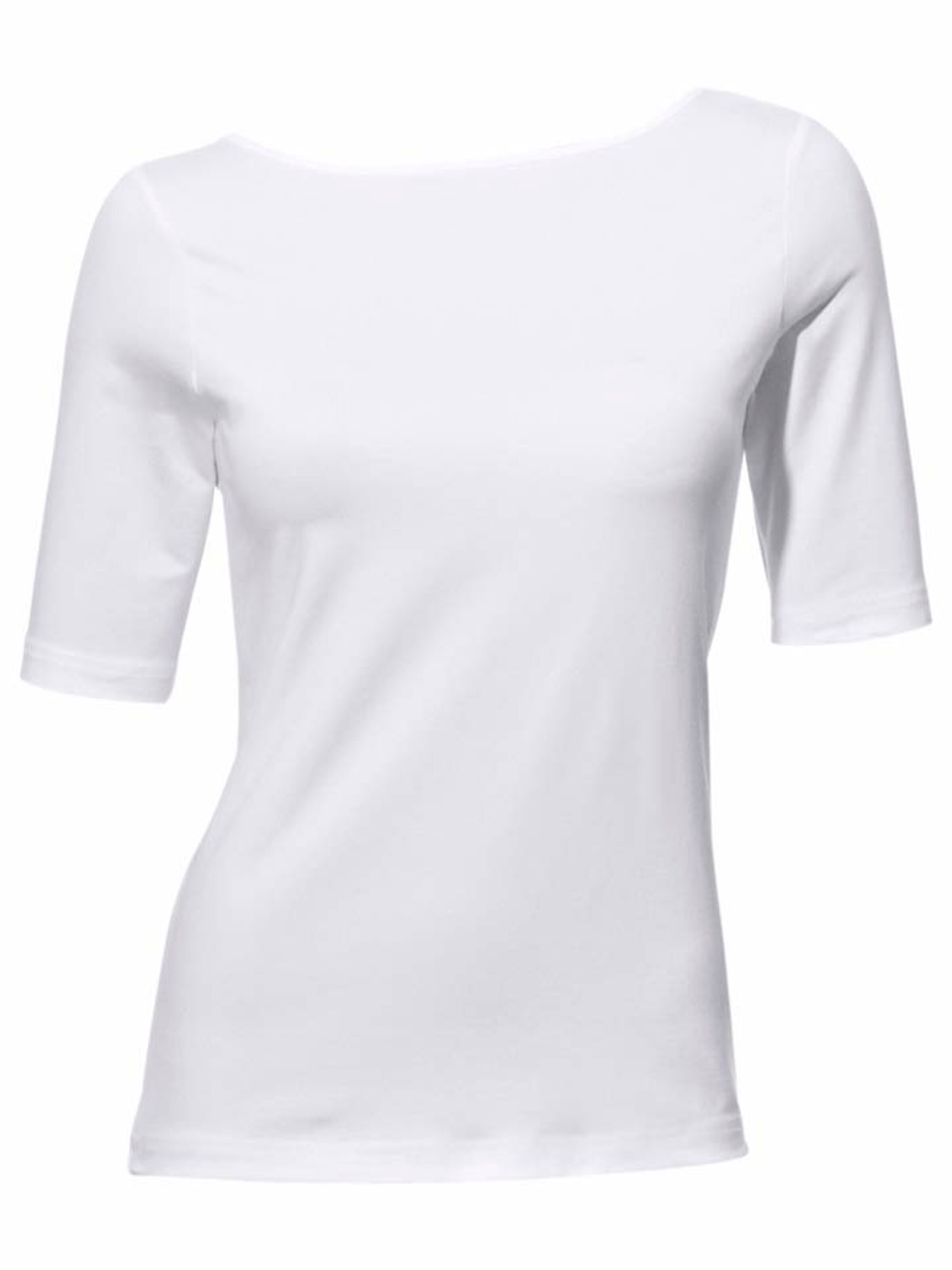 Tricou de la heine pe alb: față