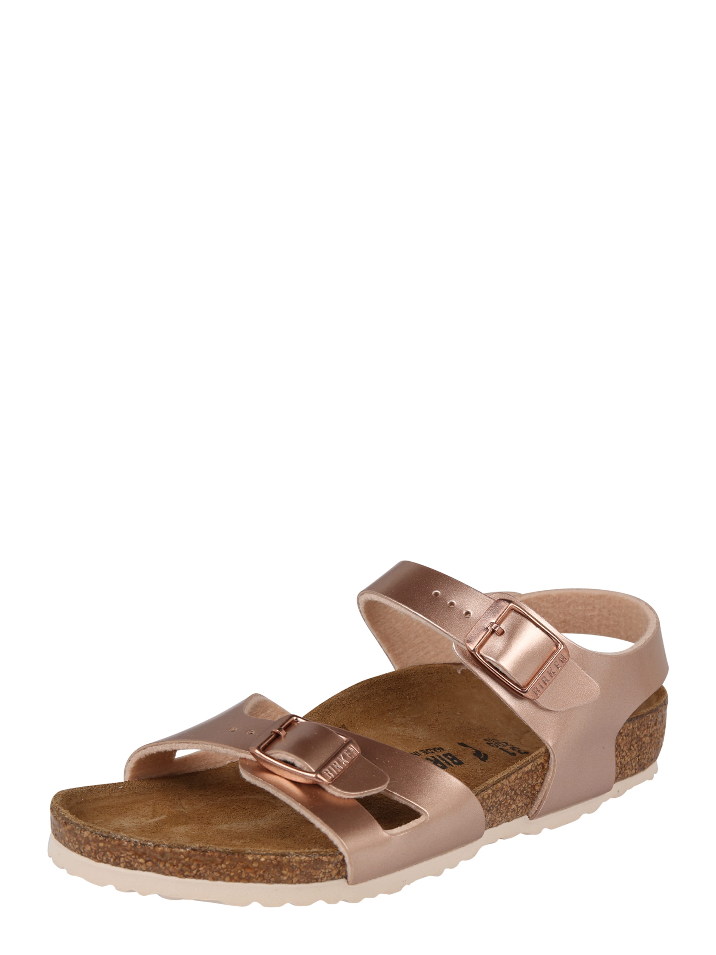 BIRKENSTOCK Sandal 'Rio' in Gold: front