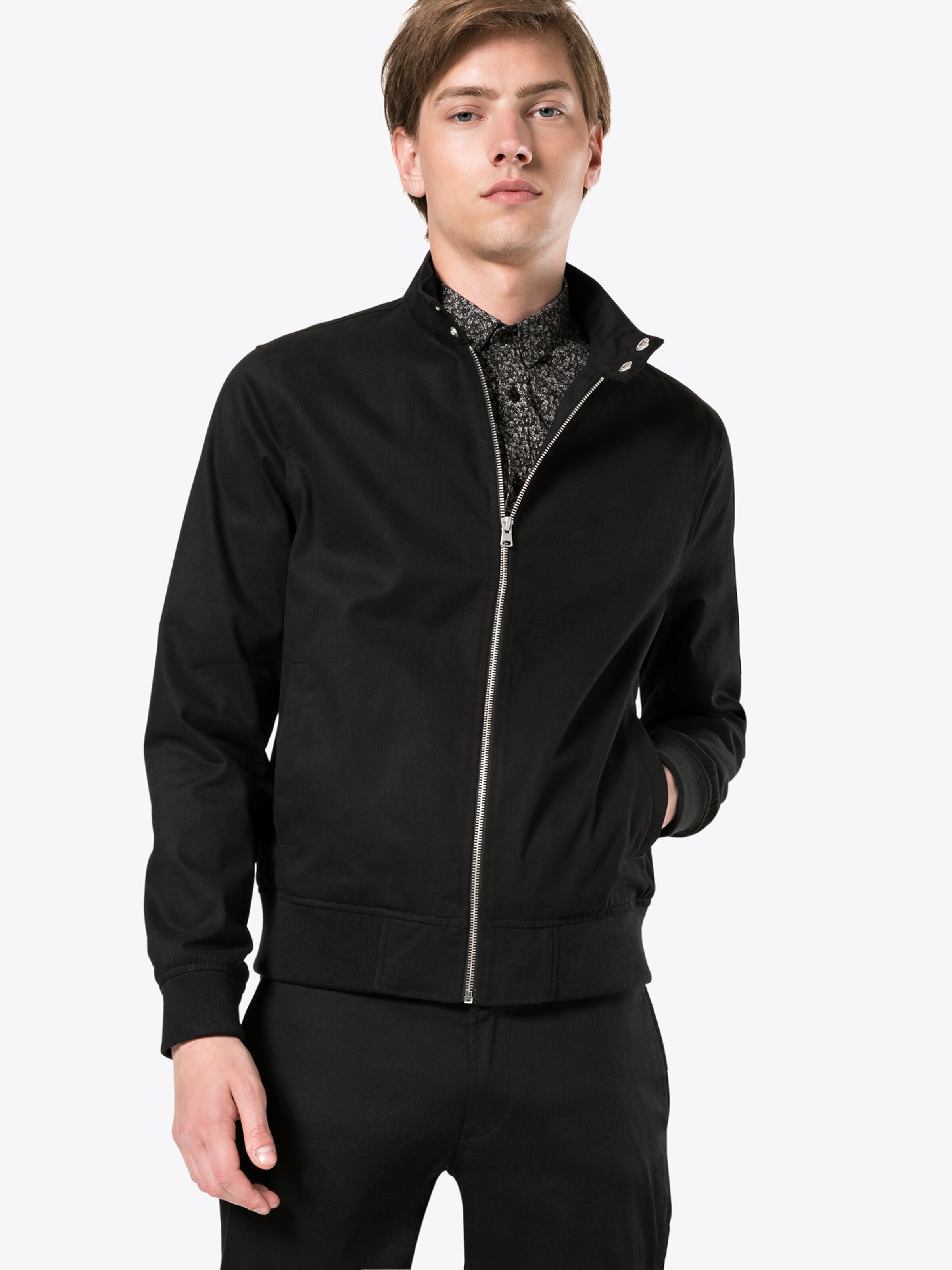NEW LOOK Jacke RP1 13.10 ENTRY HARRINGTON JKT in schwarz  ABOUT YOU