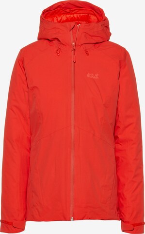 JACK WOLFSKIN Outdoor Jacket 'Argon Storm' in Orange: front