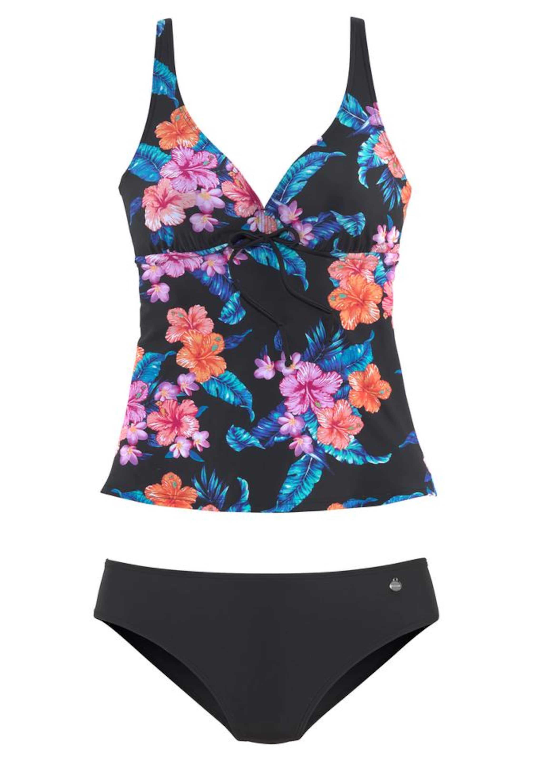 LASCANA Triangel Tankini i sort: forside