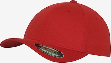 Cappello da baseball di Flexfit in rosso: frontale