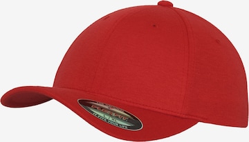 Casquette Flexfit en rouge : devant