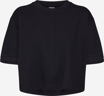 Tricou de la Urban Classics pe negru: față