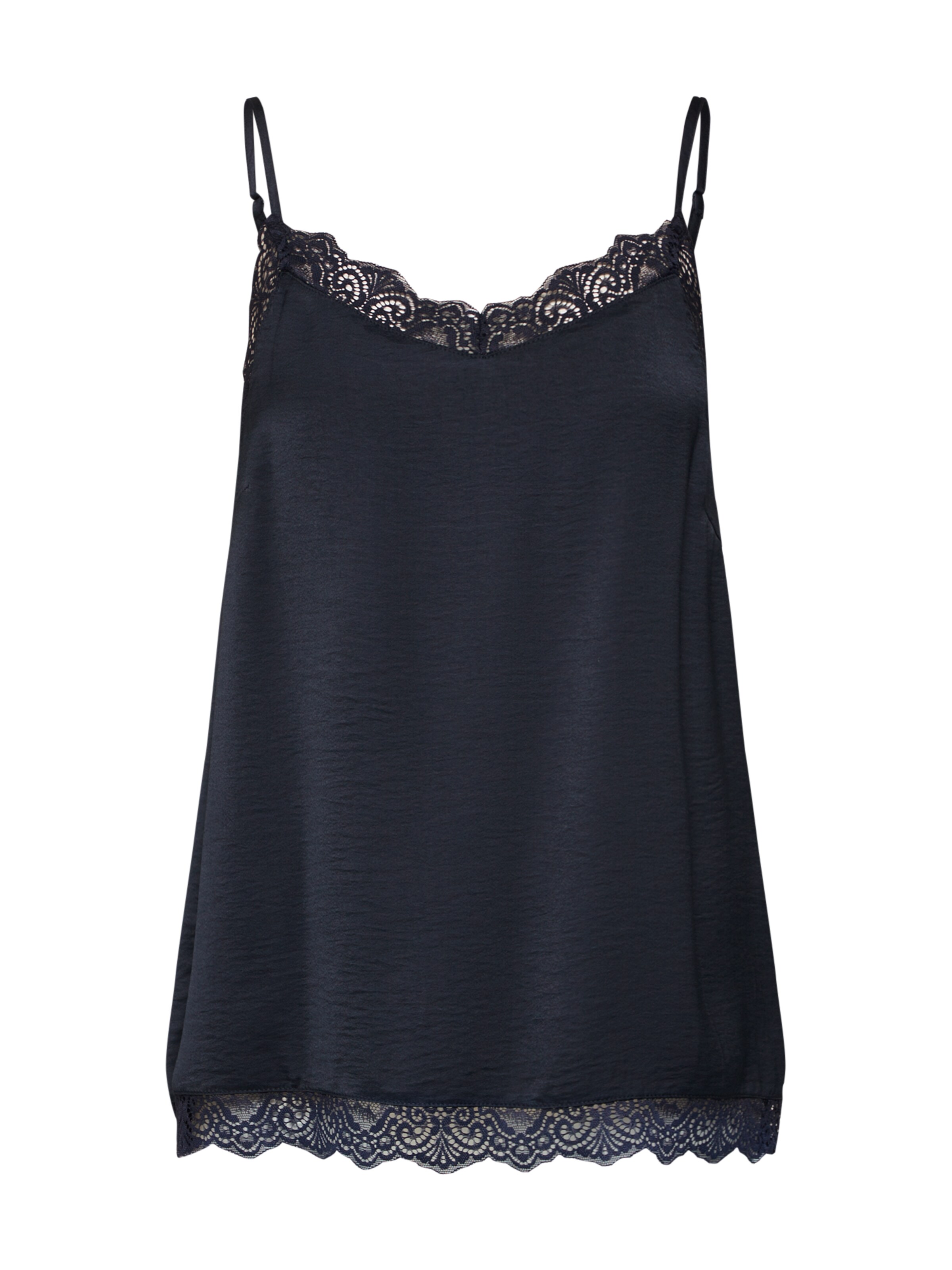 VILA - Top 'VICAVA' in de kleur Blauw