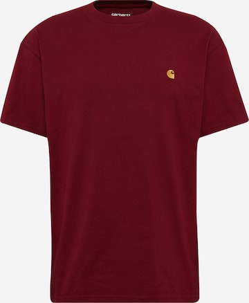 Carhartt WIP Shirt 'Chase' in Rood: voorkant