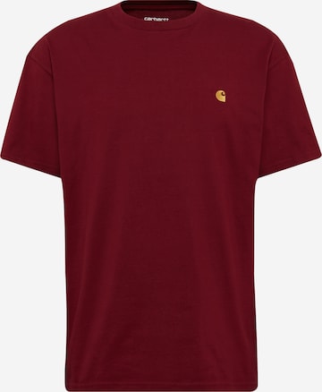 Tricou 'Chase' de la Carhartt WIP pe roșu: față