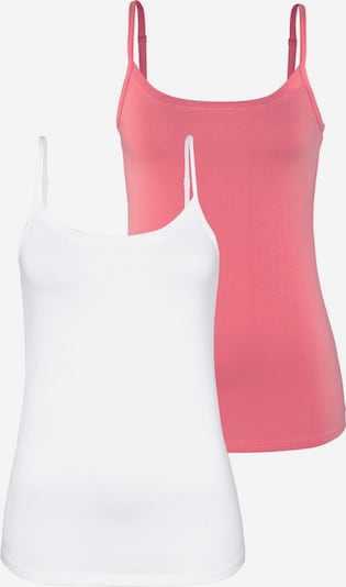 VIVANCE Tops in pink / weiß, Produktansicht