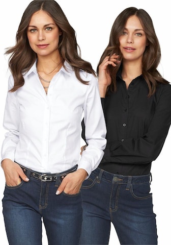 FLASHLIGHTS Bluse in Schwarz: Vorderseite