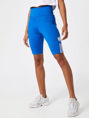 Skinny Leggings ADIDAS ORIGINALS en bleu : devant
