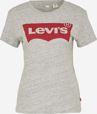 LEVI'S ® Shirt 'The Perfect' in graumeliert / karminrot, Produktansicht