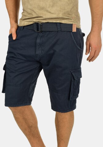 INDICODE JEANS Regular Cargoshorts 'Costa' in Blau: predná strana