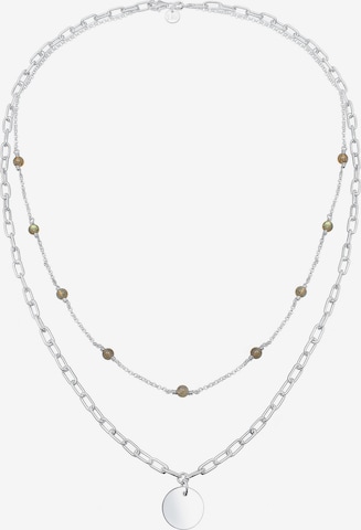 ELLI PREMIUM Necklace 'Layer' in Silver: front